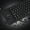 Waterproof Silicone Keyboard Foldable Flexible USB Dustproof DirtProof