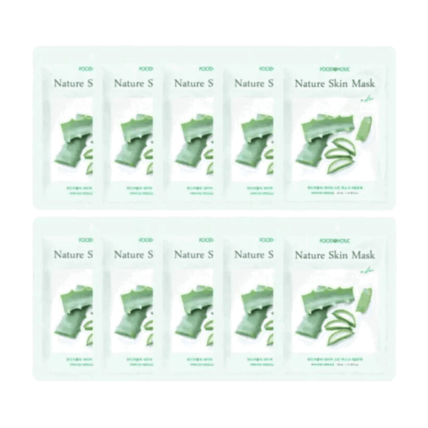 Foodaholic Nature Skin Mask Aloe (10 PCS)