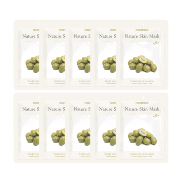 Foodaholic Nature Skin Mask Olive (10 PCS)