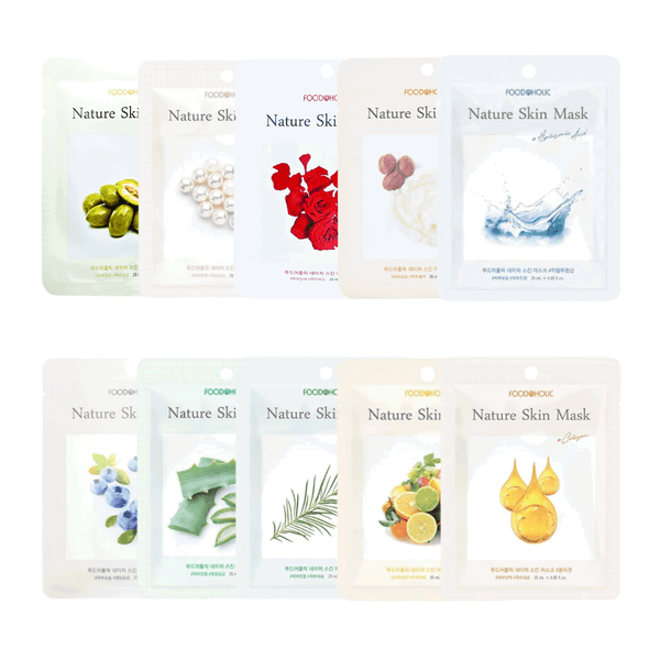 Foodaholic Nature Skin Mask Set (10 PCS)