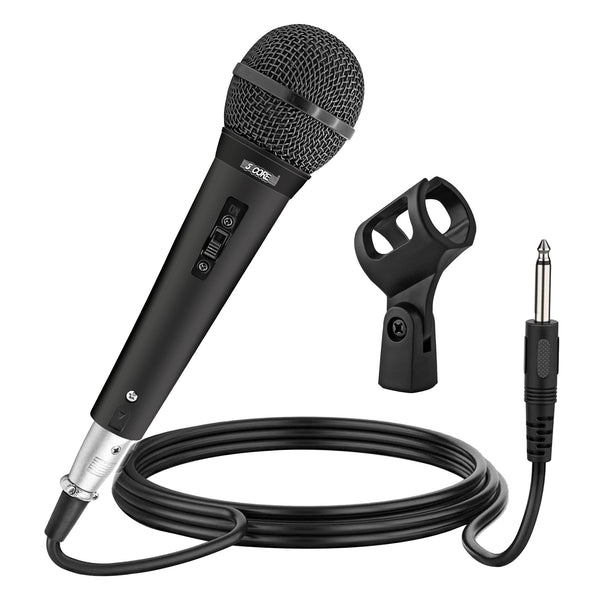 5Core XLR Microphone Dynamic Mic Karaoke Singing Studio Mics Handheld
